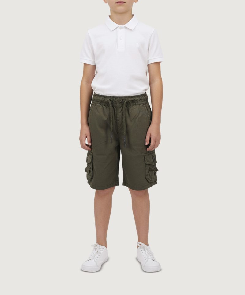 7091 - BERMUDA CARGO NIÑO STRETCH – PAPER TOUCH
